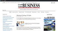 Desktop Screenshot of creditunionbusiness.com